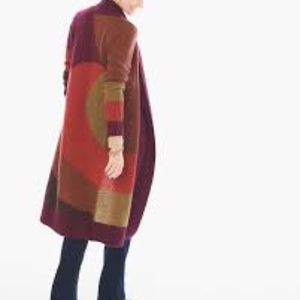 PERFECT Chico's Biana Colorblock Cardigan